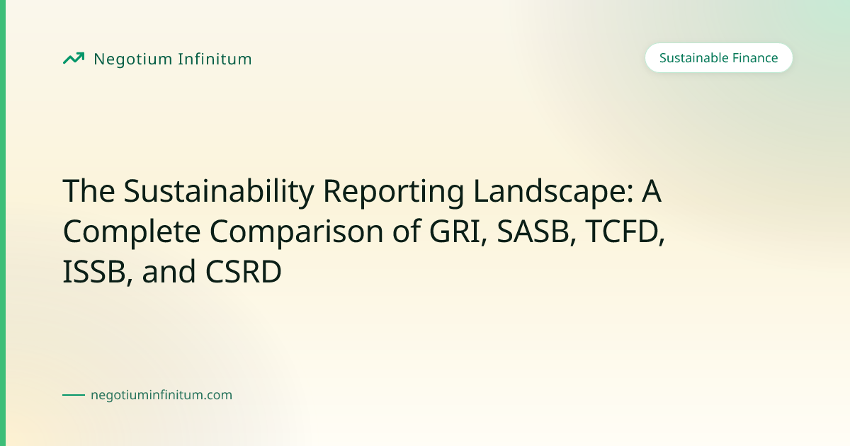 The Sustainability Reporting Landscape: A Complete Comparison of GRI ...
