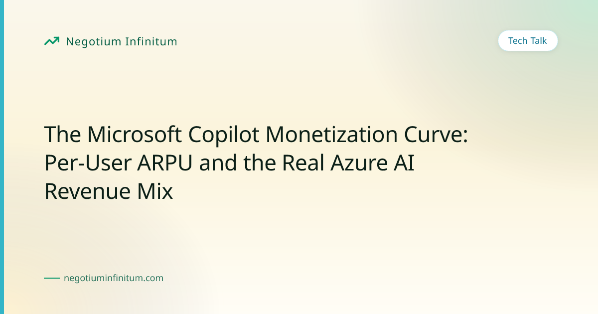 The Microsoft Copilot Monetization Curve: Per-User ARPU and the Real ...